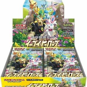 Japanese Eevee Heroes Booster Box – Sealed (30 Packs, 150 Cards Total)
